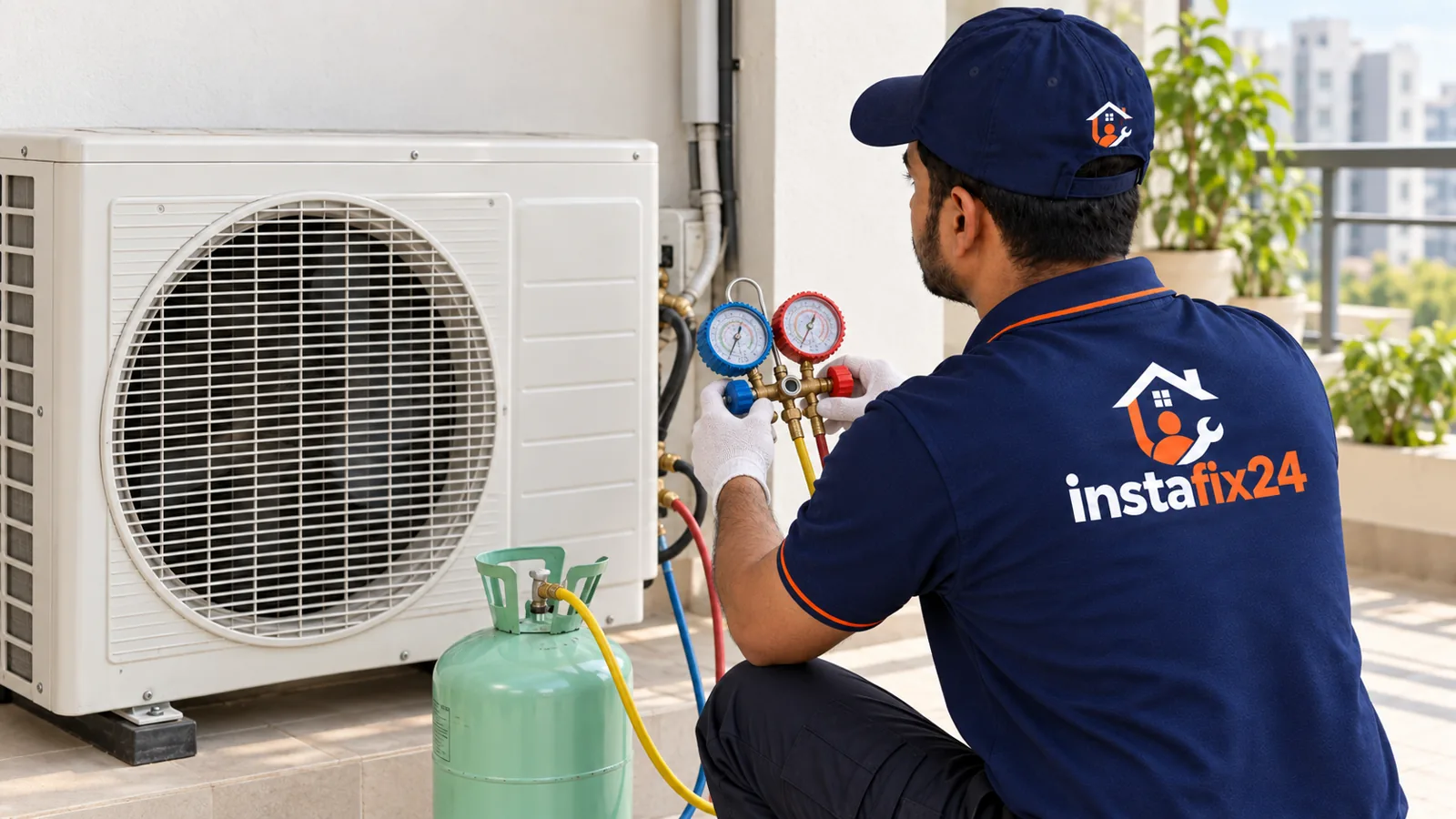 Split AC Gas Filling service