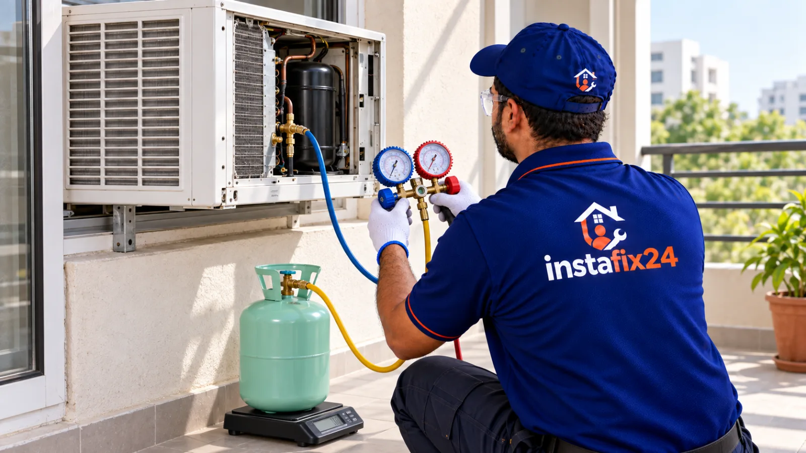 Window AC Gas Filling service